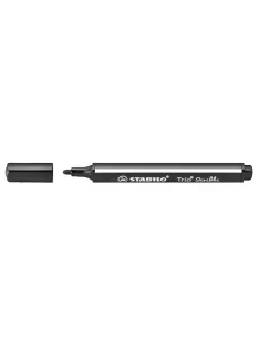   STABILO Filctoll, 1,5-2 mm, rugós hegy, STABILO "Trio Scribbi", fekete