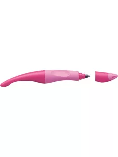   STABILO Rollertoll, 0,5 mm, balkezes, rózsaszín tolltest, STABILO "EASYoriginal Start", kék