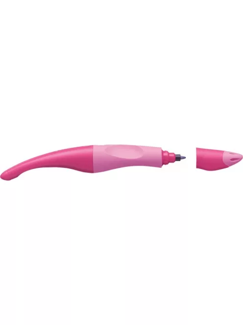 STABILO Rollertoll, 0,5 mm, balkezes, rózsaszín tolltest, STABILO "EASYoriginal Start", kék
