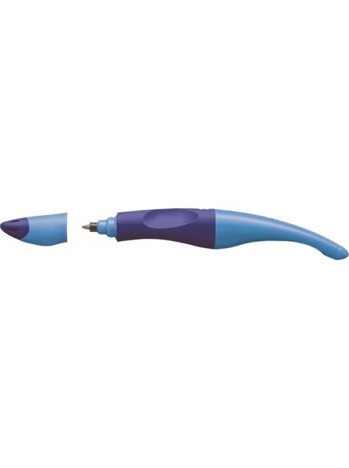STABILO Rollertoll, 0,5 mm, jobbkezes, kék tolltest, STABILO "EASYoriginal Start", kék