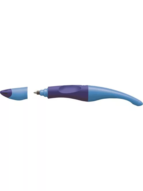 STABILO Rollertoll, 0,5 mm, jobbkezes, kék tolltest, STABILO "EASYoriginal Start", kék