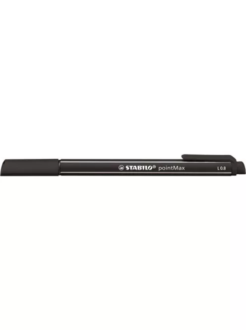 STABILO Filctoll, 0,8 mm, STABILO "Point Max", fekete