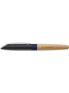   STABILO Töltőtoll, bükkfa tolltest, kék kiegészítővel, STABILO "Grow"