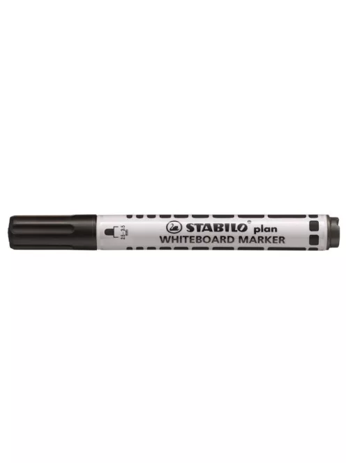 STABILO Táblamarker, 2,5-3,5 mm, kúpos, STABILO "Plan", fekete