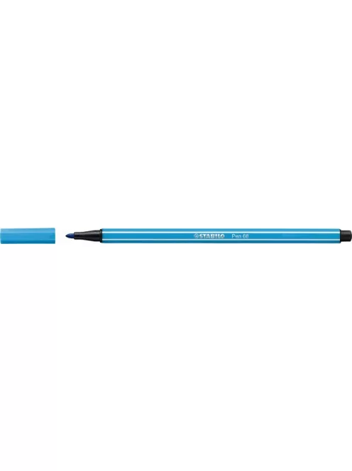 STABILO Filctoll, 1 mm, STABILO "Pen 68", neon kék
