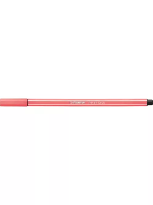 STABILO Filctoll, 1 mm, STABILO "Pen 68", neon piros