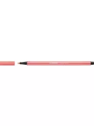 STABILO Filctoll, 1 mm, STABILO "Pen 68", neon piros