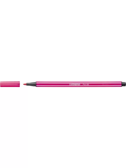 STABILO Filctoll, 1 mm, STABILO "Pen 68", neon rózsaszín