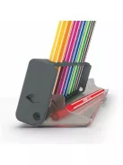 STABILO Filctoll készlet, 1 mm, STABILO "Pen 68", 10 db-os asztali készlet