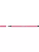 STABILO Filctoll, 1 mm, STABILO "Pen 68", halvány rózsaszín