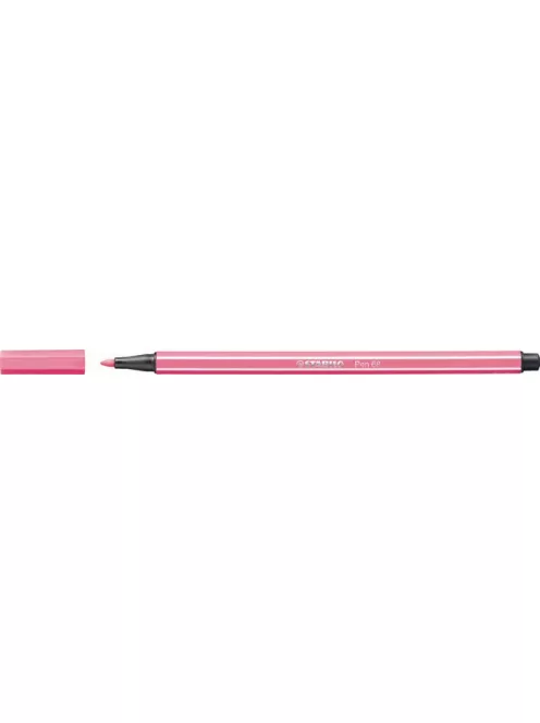 STABILO Filctoll, 1 mm, STABILO "Pen 68", halvány rózsaszín