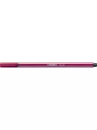 STABILO Filctoll, 1 mm, STABILO "Pen 68", bíborvörös