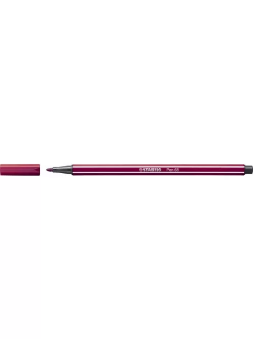 STABILO Filctoll, 1 mm, STABILO "Pen 68", bíborvörös