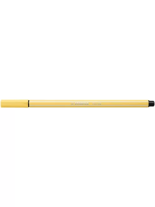 STABILO Filctoll, 1 mm, STABILO "Pen 68", világossárga