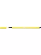 STABILO Filctoll, 1 mm, STABILO "Pen 68", citromsárga