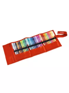   STABILO Filctoll, készlet, 1 mm, felcsavarható szett, STABILO "Pen 68", 30 különböző szín
