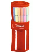 STABILO Filctoll, készlet, 1 mm, felcsavarható szett, STABILO "Pen 68", 30 különböző szín