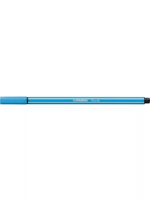STABILO Filctoll, 1 mm, STABILO "Pen 68", világoskék
