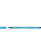 STABILO Filctoll, 1 mm, STABILO "Pen 68", világoskék