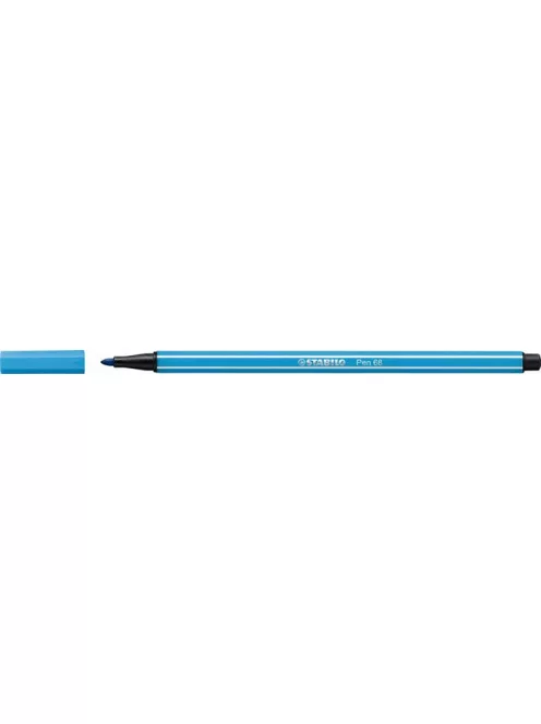 STABILO Filctoll, 1 mm, STABILO "Pen 68", világoskék