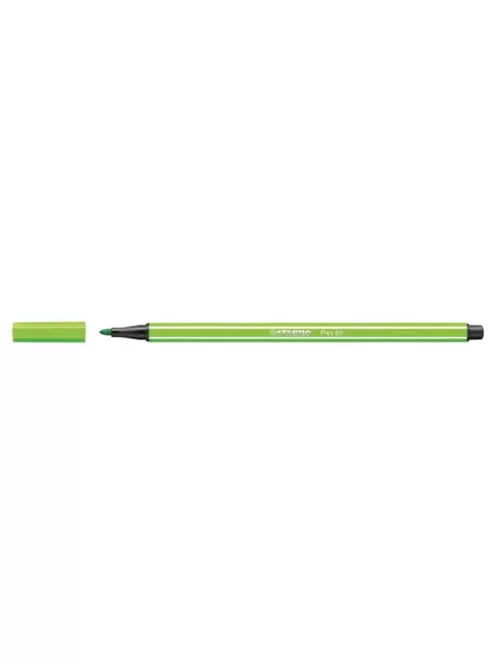 STABILO Filctoll, 1 mm, STABILO "Pen 68", világoszöld
