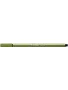 STABILO Filctoll, 1 mm, STABILO "Pen 68", mohazöld