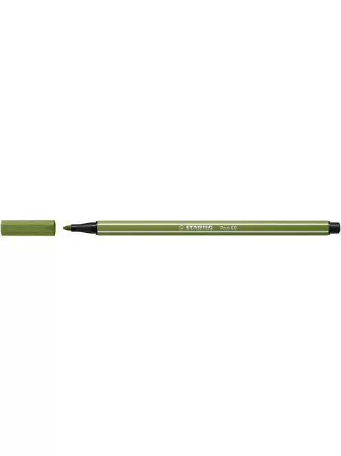 STABILO Filctoll, 1 mm, STABILO "Pen 68", mohazöld