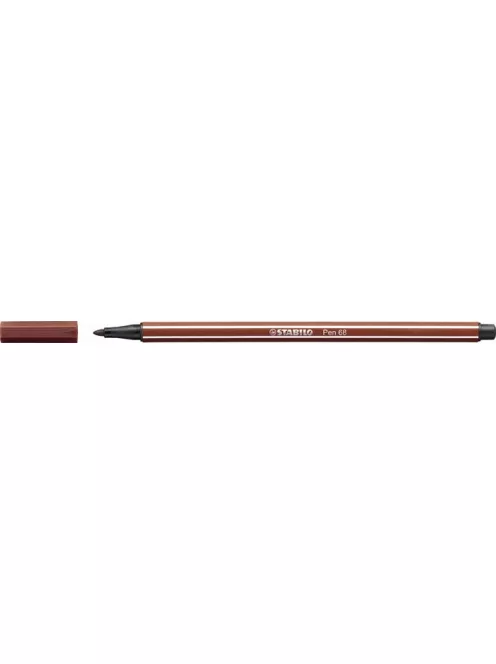 STABILO Filctoll, 1 mm, STABILO "Pen 68", téglavörös