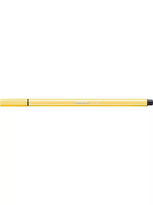 STABILO Filctoll, 1 mm, STABILO "Pen 68", sárga