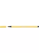 STABILO Filctoll, 1 mm, STABILO "Pen 68", sárga