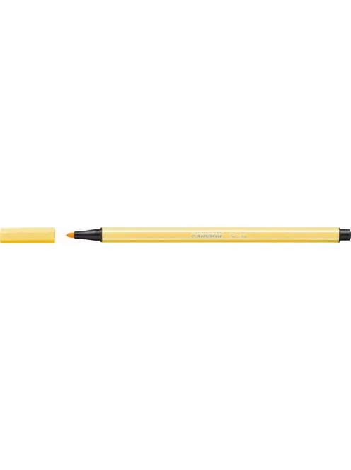 STABILO Filctoll, 1 mm, STABILO "Pen 68", sárga