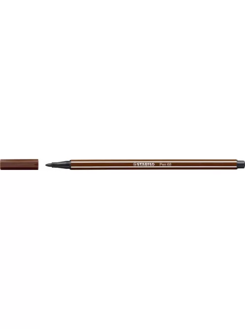 STABILO Filctoll, 1 mm, STABILO "Pen 68", barna
