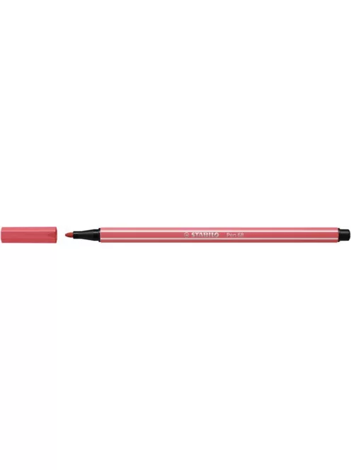 STABILO Filctoll, 1 mm, STABILO "Pen 68", rozsdavörös