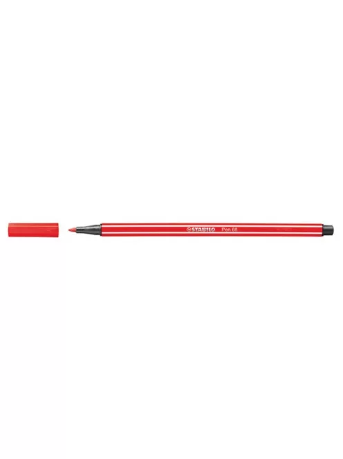STABILO Filctoll, 1 mm, STABILO "Pen 68", kármin piros
