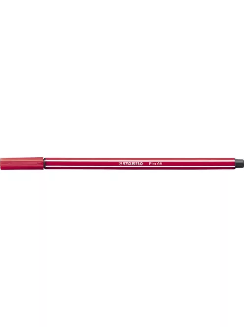 STABILO Filctoll, 1 mm, STABILO "Pen 68", sötétpiros