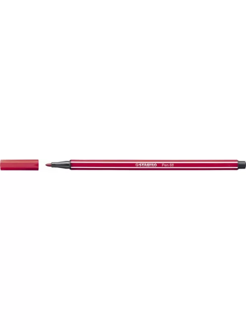 STABILO Filctoll, 1 mm, STABILO "Pen 68", sötétpiros
