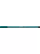 STABILO Filctoll, 1 mm, STABILO "Pen 68", türkizzöld