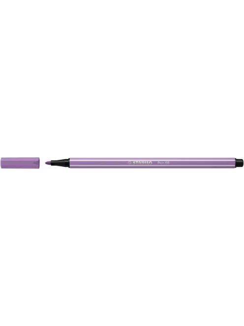 STABILO Filctoll, 1 mm, STABILO "Pen 68", szürkéslila