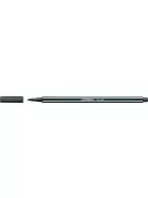 STABILO Filctoll, 1 mm, STABILO "Pen 68", sötétzöld
