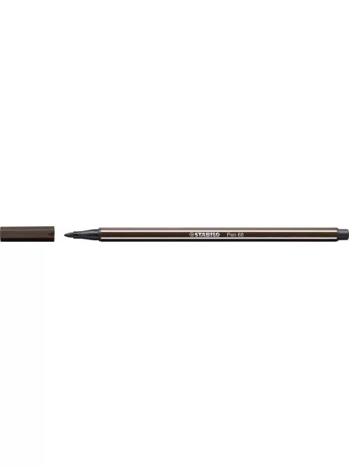 STABILO Filctoll, 1 mm, STABILO "Pen 68", kávébarna