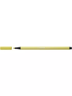 STABILO Filctoll, 1 mm, STABILO "Pen 68", mustár