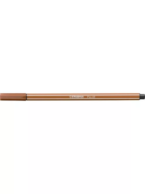STABILO Filctoll, 1 mm, STABILO "Pen 68", vörösbarna