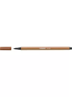   STABILO Filctoll, 1 mm, STABILO "Pen 68", vörösbarna