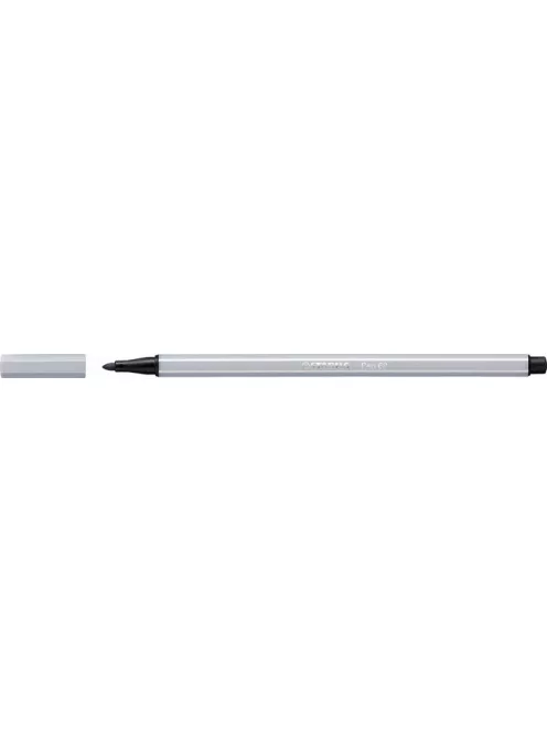 STABILO Filctoll, 1 mm, STABILO "Pen 68", világos szürke