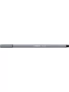 STABILO Filctoll, 1 mm, STABILO "Pen 68", sötét szürke