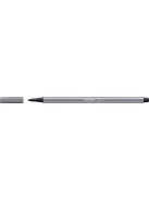 STABILO Filctoll, 1 mm, STABILO "Pen 68", sötét szürke