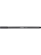 STABILO Filctoll, 1 mm, STABILO "Pen 68", mély szürke