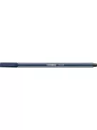 STABILO Filctoll, 1 mm, STABILO "Pen 68", éj szürke