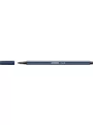 STABILO Filctoll, 1 mm, STABILO "Pen 68", éj szürke