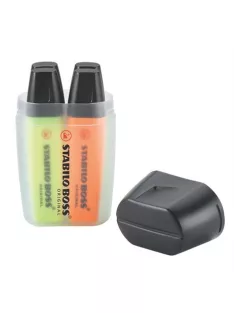   STABILO Szövegkiemelő készlet, 2-5 mm, STABILO "Boss Big Box", 4 különböző szín